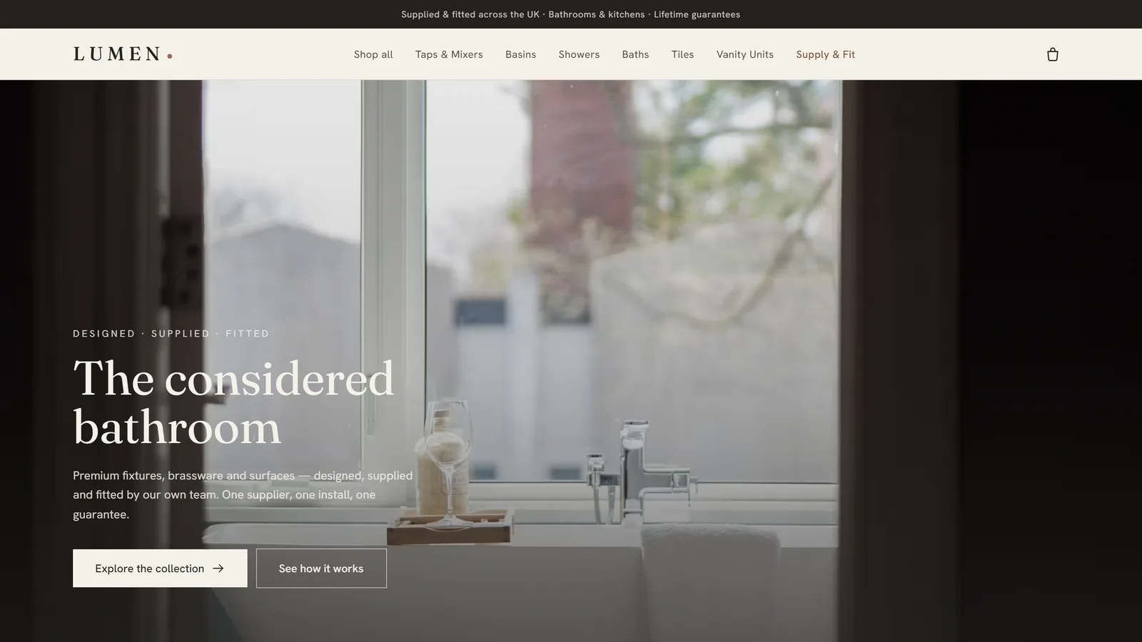 Lumen Bath Co - скриншот